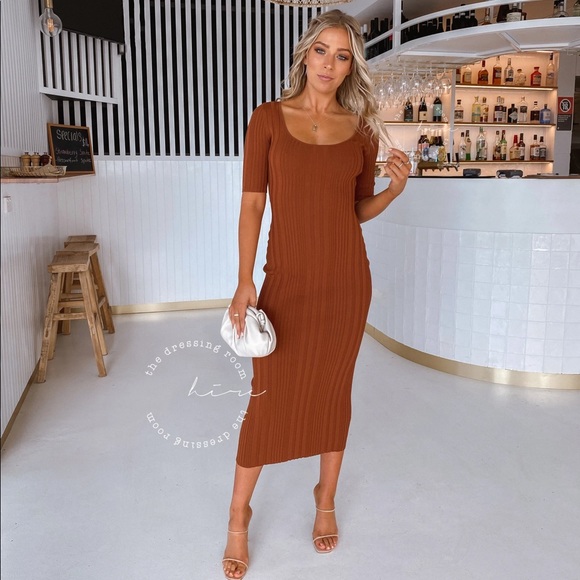 Bec Bridge Toulouse Knit Midi Dress 